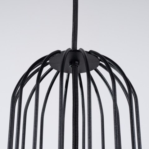 Sollux Lighting Lampa wisząca BRINA 3P czarna