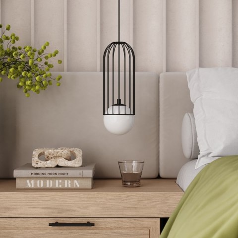 Sollux Lighting Lampa wisząca BRINA 3P czarna