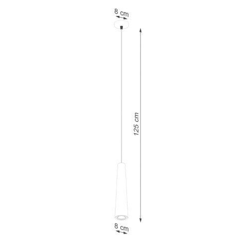 Sollux Lighting Lampa wisząca ELECTRA beton
