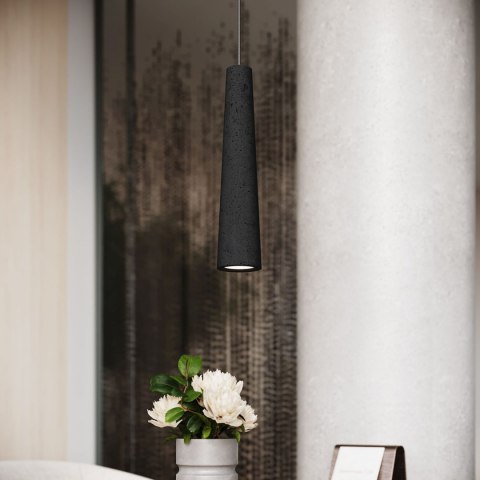 Sollux Lighting Lampa wisząca ELECTRA czarna beton