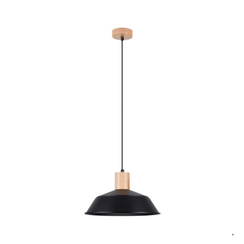 Sollux Lighting Lampa wisząca FANO czarna