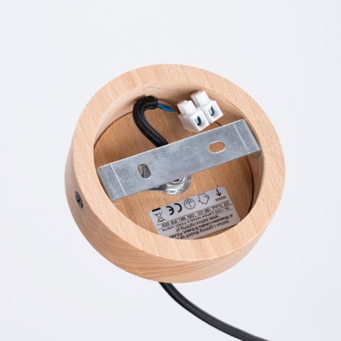 Sollux Lighting Lampa wisząca FANO czarna