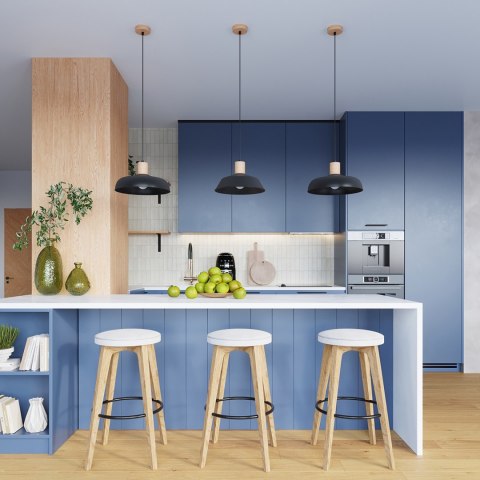 Sollux Lighting Lampa wisząca FANO czarna