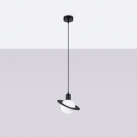 Sollux Lighting Lampa wisząca HYPERION 1 czarny