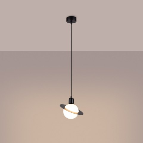 Sollux Lighting Lampa wisząca HYPERION 1 czarny