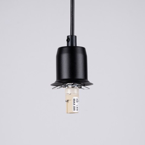 Sollux Lighting Lampa wisząca HYPERION 1 czarny