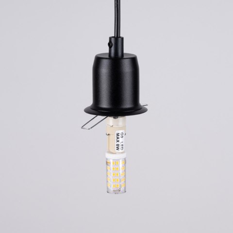Sollux Lighting Lampa wisząca HYPERION 1 czarny