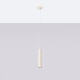 Sollux Lighting Lampa wisząca LAGOS 1 beżowa