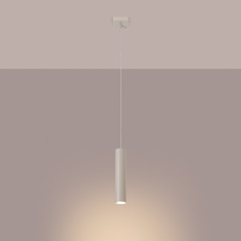 Sollux Lighting Lampa wisząca LAGOS 1 beżowa