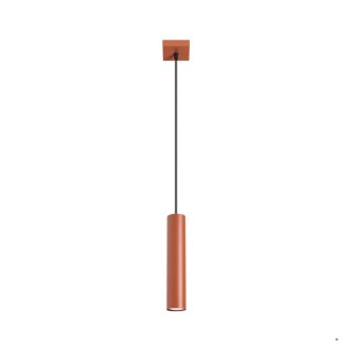 Sollux Lighting Lampa wisząca LAGOS 1 ochra czerwona