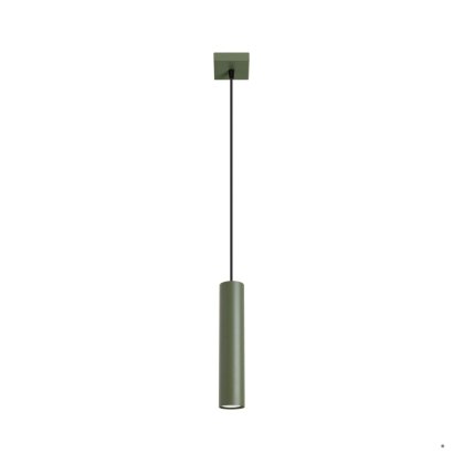 Sollux Lighting Lampa wisząca LAGOS 1 zielona oliwka