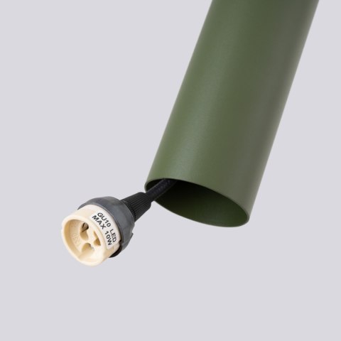 Sollux Lighting Lampa wisząca LAGOS 1 zielona oliwka