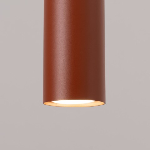 Sollux Lighting Lampa wisząca LAGOS 2 ochra czerwona