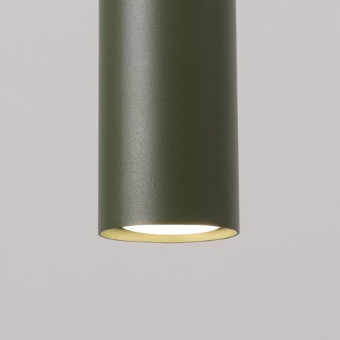 Sollux Lighting Lampa wisząca LAGOS 3P zielona oliwka