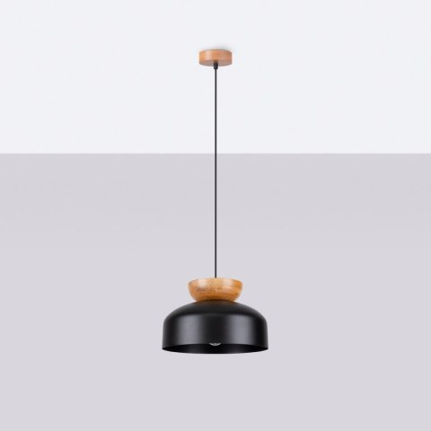 Sollux Lighting Lampa wisząca MARION czarna