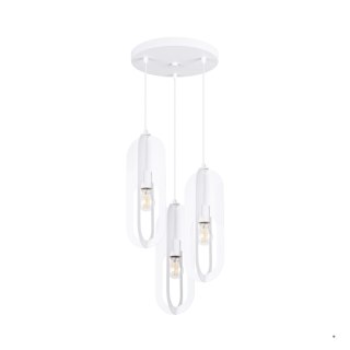 Sollux Lighting Lampa wisząca NICUS 3P biała