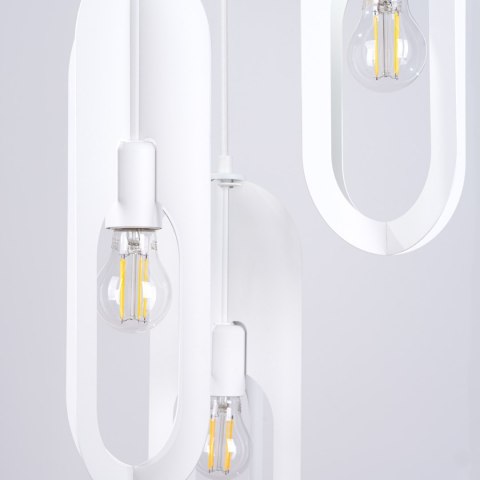 Sollux Lighting Lampa wisząca NICUS 3P biała
