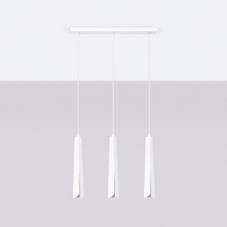 Sollux Lighting Lampa wisząca PRYSM 3L biała