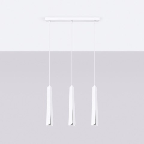 Sollux Lighting Lampa wisząca PRYSM 3L biała