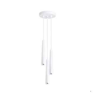 Sollux Lighting Lampa wisząca PRYSM 3P biała