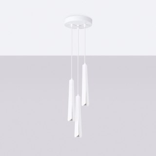 Sollux Lighting Lampa wisząca PRYSM 3P biała