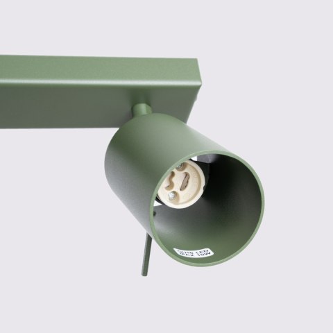 Sollux Lighting Plafon RING 3L zielony oliwkowy