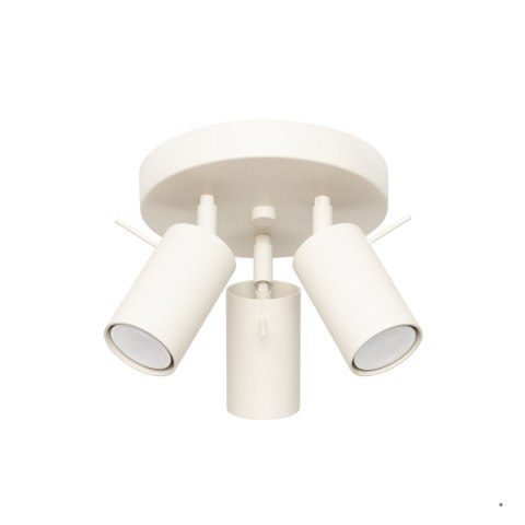 Sollux Lighting Plafon RING 3P beżowy