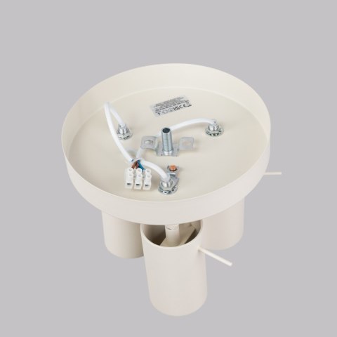 Sollux Lighting Plafon RING 3P beżowy