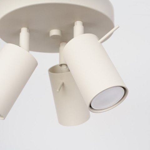 Sollux Lighting Plafon RING 3P beżowy