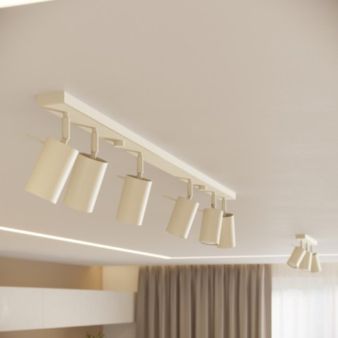 Sollux Lighting Plafon RING 3P beżowy