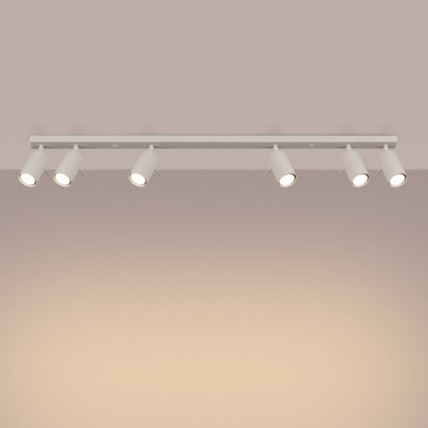 Sollux Lighting Plafon RING 6L beżowy