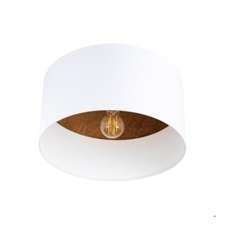 Sollux Lighting Plafon TELESTO biały/ciemny brąz