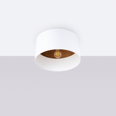 Sollux Lighting Plafon TELESTO biały/ciemny brąz