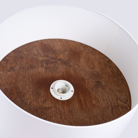 Sollux Lighting Plafon TELESTO biały/ciemny brąz