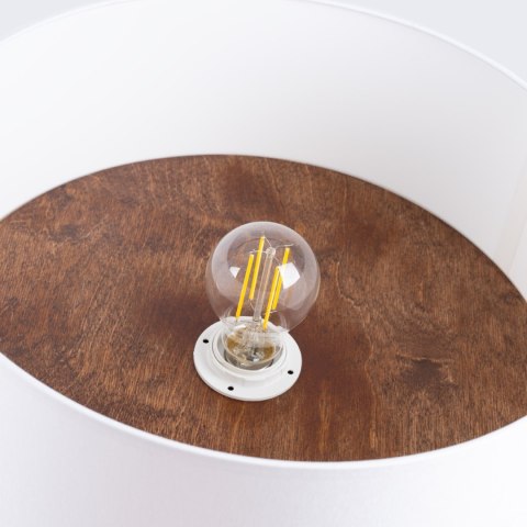 Sollux Lighting Plafon TELESTO biały/ciemny brąz
