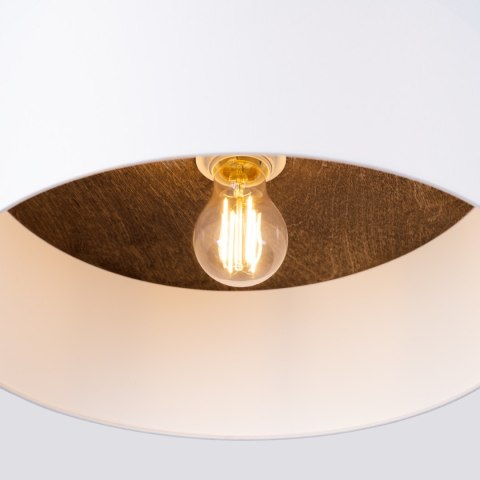 Sollux Lighting Plafon TELESTO biały/ciemny brąz