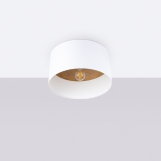 Sollux Lighting Plafon TELESTO biały/jasny brąz