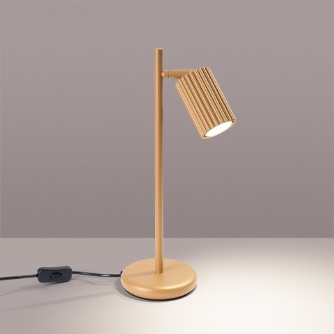 Sollux Lighting Lampa biurkowa KARBON złota