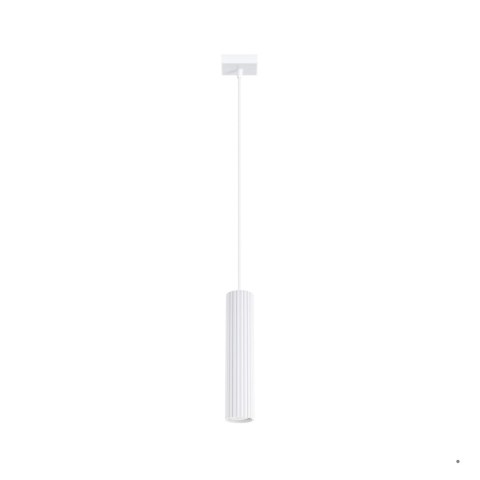 Sollux Lighting Lampa wisząca KARBON 1 biały
