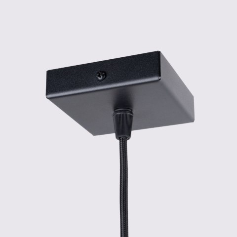Sollux Lighting Lampa wisząca KARBON 1 czarny