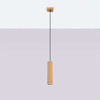 Sollux Lighting Lampa wisząca KARBON 1 złoty
