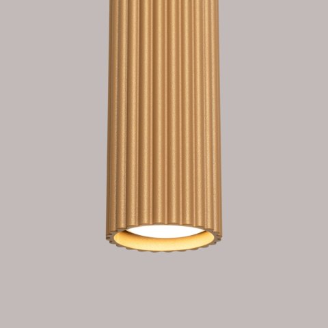 Sollux Lighting Lampa wisząca KARBON 1 złoty