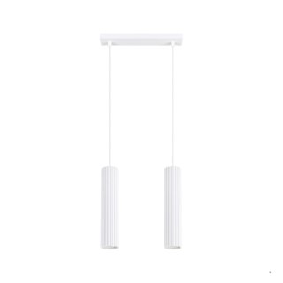 Sollux Lighting Lampa wisząca KARBON 2 biały