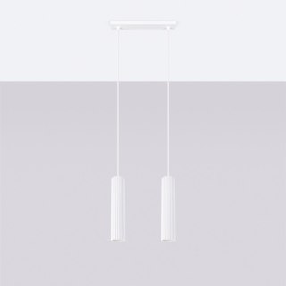 Sollux Lighting Lampa wisząca KARBON 2 biały