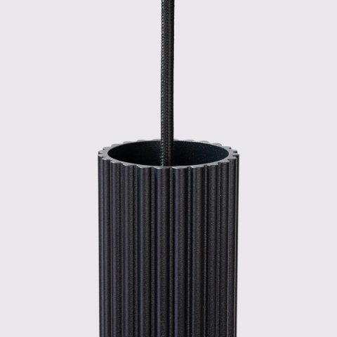 Sollux Lighting Lampa wisząca KARBON 2 czarny
