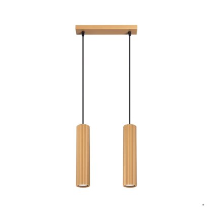 Sollux Lighting Lampa wisząca KARBON 2 złoty