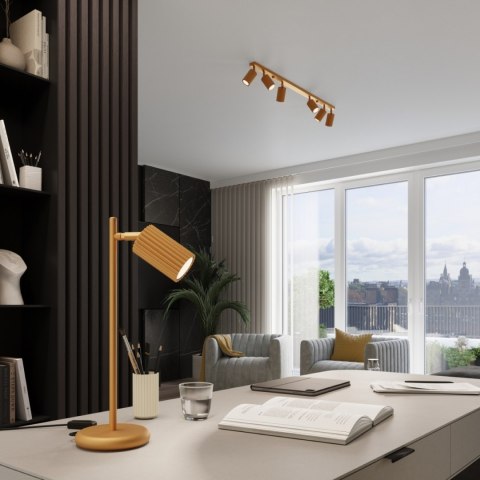Sollux Lighting Lampa wisząca KARBON 3L złoty