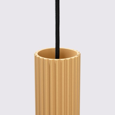 Sollux Lighting Lampa wisząca KARBON 3P złoty
