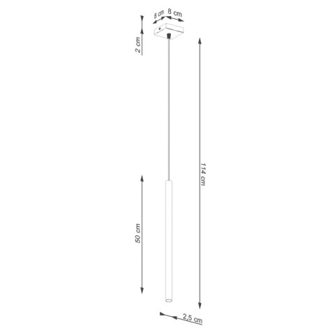 Sollux Lighting Lampa wisząca PASTELO 1 beżowa
