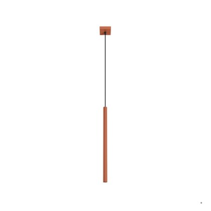 Sollux Lighting Lampa wisząca PASTELO 1 ochra czerwona